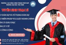 Tuyển sinh trình độ Thạc sĩ, đợt 4/2025 – ĐH Trà Vinh