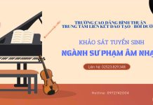 Khảo sát học Liên thông ngành Sư phạm Âm nhạc