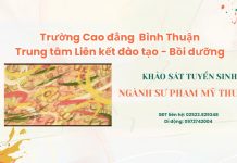Khảo sát học liên thông ngành Sư phạm Mỹ thuật