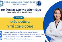 Tuyển sinh ĐH các ngành Điều dưỡng và Y tế công cộng của ĐH Trà Vinh